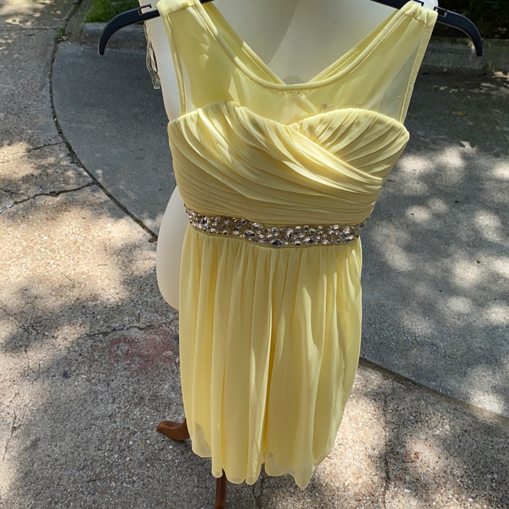 Yellow Chiffon dress girl